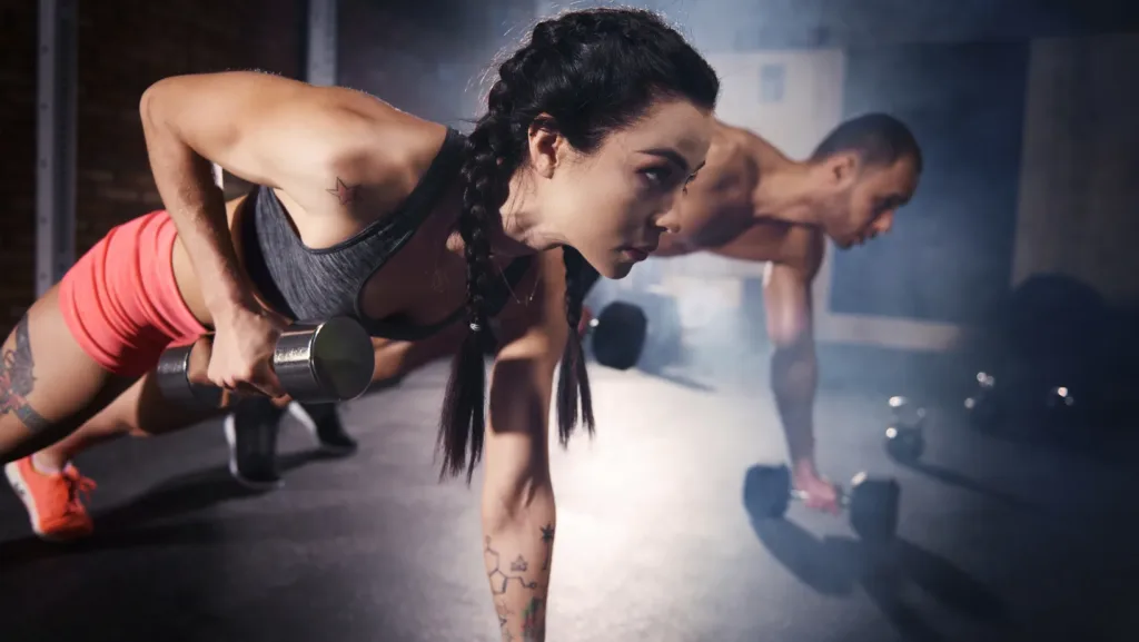 workout with weights